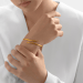 23.92 gram 24 kt Arrow Gold Bangle
