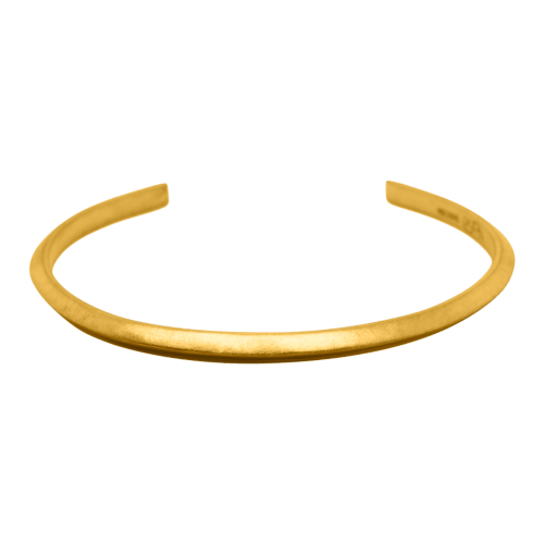 Bracelet en or 24 carats Strie classique de 19,38 grammes