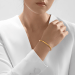 Bracelet en or 24 carats Strie classique de 19,38 grammes