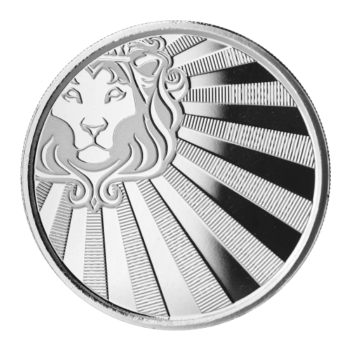 1 oz 2020 Lion RESERVE Silver Round | Scottsdale Mint