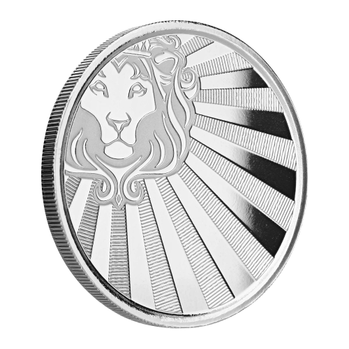 1 oz 2020 Lion RESERVE Silver Round | Scottsdale Mint