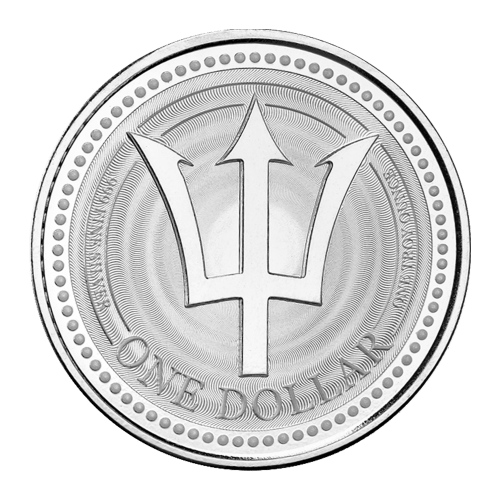 1 oz 2021 Barbados Trident Silver Coin | Scottsdale Mint