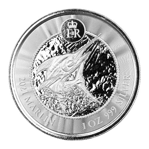 1 oz 2021 Cayman Islands Marlin Silver Coin | Scottsdale Mint