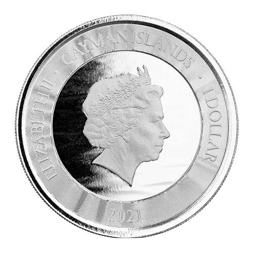 1 oz 2021 Cayman Islands Marlin Silver Coin | Scottsdale Mint