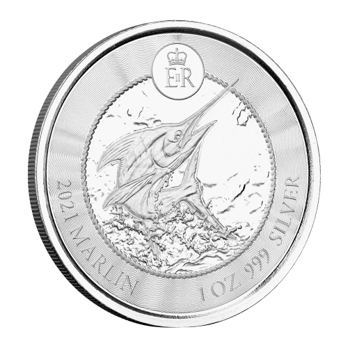 1 oz 2021 Cayman Islands Marlin Silver Coin | Scottsdale Mint