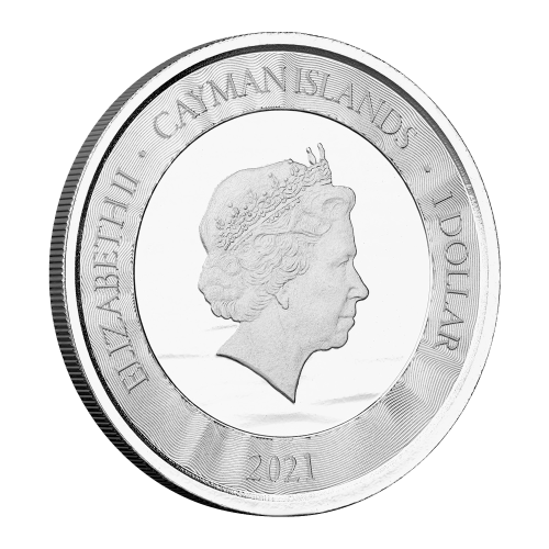 1 oz 2021 Cayman Islands Marlin Silver Coin | Scottsdale Mint