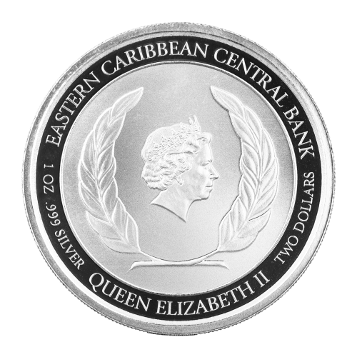 1 oz 2020 EC8 Anguilla Coat of Arms Silver Coin | Scottsdale Mint