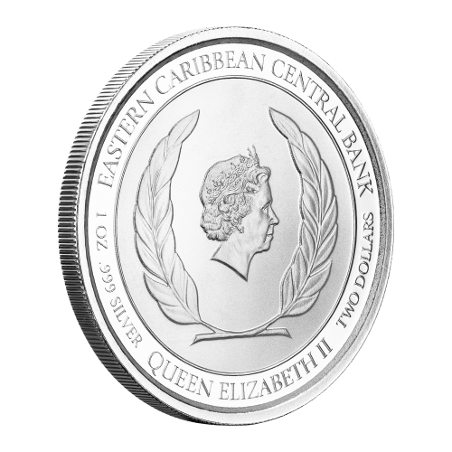 1 oz 2020 EC8 Anguilla Coat of Arms Silver Coin | Scottsdale Mint