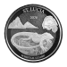 Pièce 1 once d'argent Aspidoscelis sexlineata Sainte-Lucie EC8 2020 | Monnaie de Scottsdale