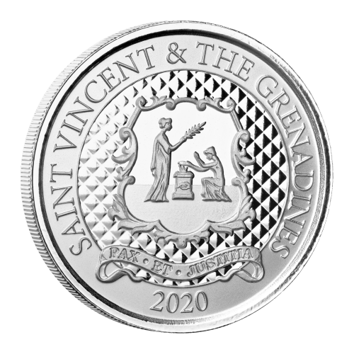 1 oz 2020 EC8 St. Vincent and the Grenadines: Pax et Justitia Silver Coin | Scottsdale Mint