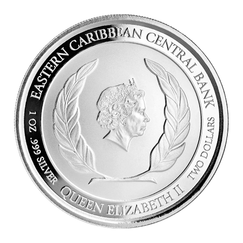 1 oz 2020 EC8 St. Kitts and Nevis Brimstone Silver Coin | Scottsdale Mint