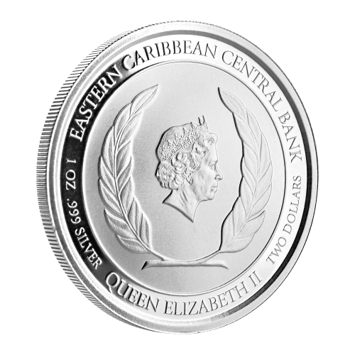 1 oz 2020 EC8 St. Kitts and Nevis Brimstone Silver Coin | Scottsdale Mint