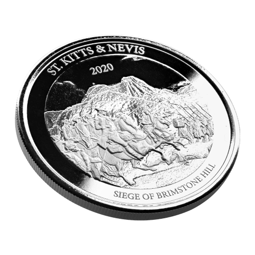 1 oz 2020 EC8 St. Kitts and Nevis Brimstone Silver Coin | Scottsdale Mint