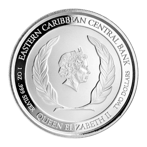 1 oz 2020 EC8 Grenada Octopus Silver Coin | Scottsdale Mint