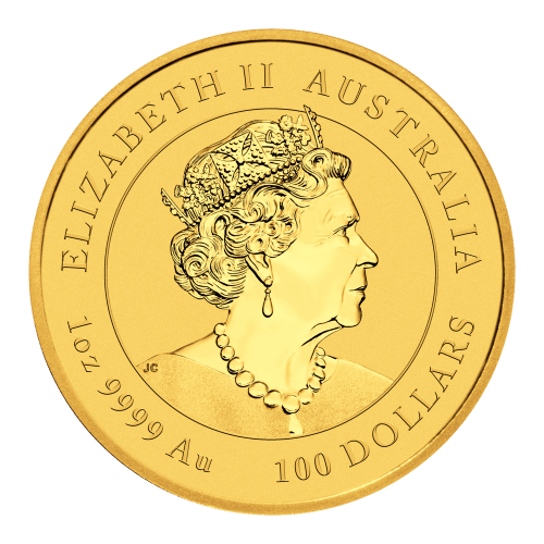 Pièce 1 once d'or Lunaire Année du Tigre Australie 2022 | Monnaie de Perth