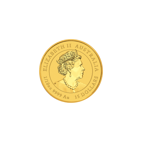 1/10 oz 2022 Australian Lunar Year of the Tiger Gold Coin | Perth Mint