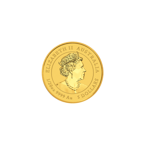 1/20 oz 2022 Australian Lunar Year of the Tiger Gold Coin | Perth Mint