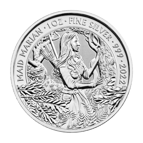 1 oz 2022 Great Britain Myths and Legends: Maid Marian Silver Coin | The Royal Mint