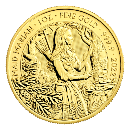 1 oz 2022 Great Britain Myths and Legends: Maid Marian Gold Coin | The Royal Mint