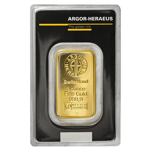 1 oz Gold Bar | Argor-Heraeus