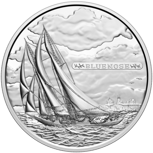 5 kilo 2021 100th Anniversary of the Bluenose Silver Coin | Royal Canadian Mint