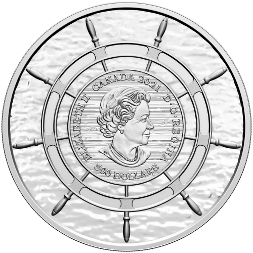5 kilo 2021 100th Anniversary of the Bluenose Silver Coin | Royal Canadian Mint