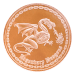 Ronde de cuivre Dragon de 1 once