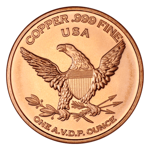 1 oz Megalodon Copper Round