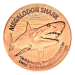 1 oz Megalodon Copper Round