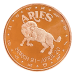 Ronde de cuivre Bélier de 1 once