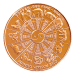 Ronde de cuivre Gémeaux de 1 once