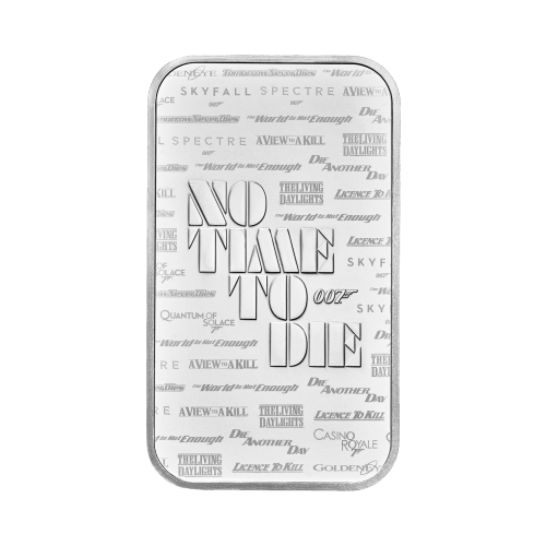 1 oz James Bond 007 Silver Bar | The Royal Mint