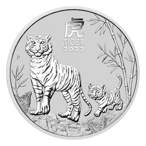 1 oz 2022 Australian Lunar Year of the Tiger Silver Coin | Perth Mint