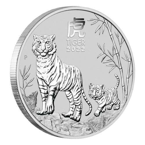 1 oz 2022 Australian Lunar Year of the Tiger Silver Coin | Perth Mint