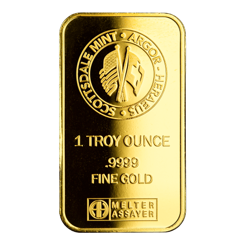 Lingot 1 once d'or Lunaire Année du Bœuf | Monnaie de Scottsdale