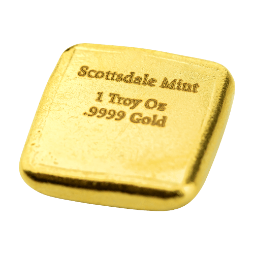 Lingot 1 once d'or coulé Lion Scottsdale | Monnaie de Scottsdale