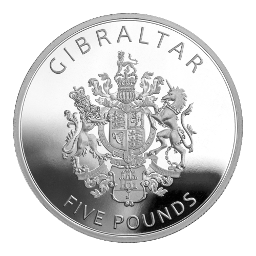 Pièce 1 once de platine Château de Gibraltar 2022 | PAMP Suisse
