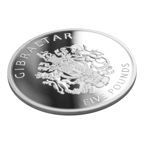 Pièce 1 once de platine Château de Gibraltar 2022 | PAMP Suisse