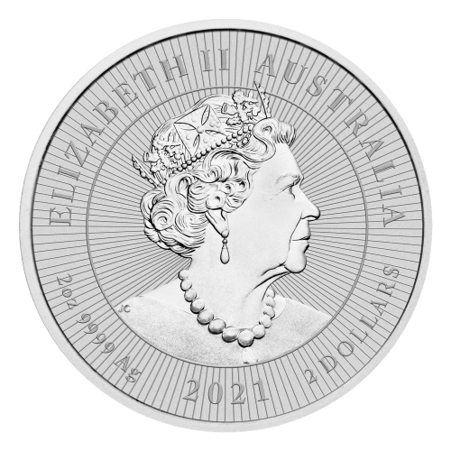 Pièce 2 onces d'argent piedfort Série Prochaine génération Ornithorynque Australie 2021 | Monnaie de Perth