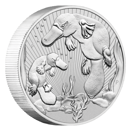 Pièce 2 onces d'argent piedfort Série Prochaine génération Ornithorynque Australie 2021 | Monnaie de Perth