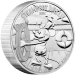 Pièce 1 kilo d'argent Steamboat Willie 2015 | Agoro par la Monnaie de Nouvelle-Zélande