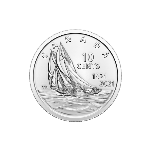 Ensemble de 7 pièces de collection commémoratives - 100e anniversaire du Bluenose 2021 | Monnaie royale canadienne