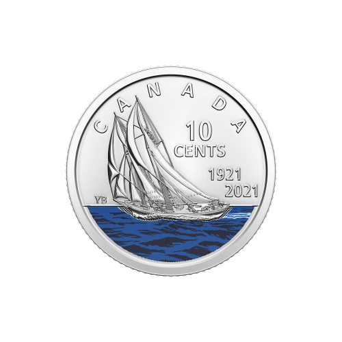 Ensemble de 7 pièces de collection commémoratives - 100e anniversaire du Bluenose 2021 | Monnaie royale canadienne