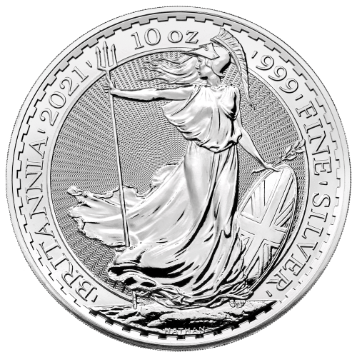 Pièce 10 onces d'argent Britannia 2021 | La Monnaie royale