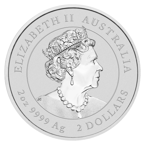 Pièce 2 onces d'argent Lunaire Année du Tigre Australie 2022 | Monnaie de Perth