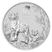 Pièce 2 onces d'argent Lunaire Année du Tigre Australie 2022 | Monnaie de Perth