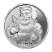 1 oz Holiday Series Santa's List Silver Round | Silvertowne Mint