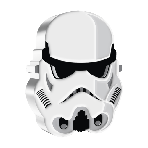 1 oz 2021 Star Wars Faces of the Empire: Imperial Stormtrooper Silver Coin | Agoro by New Zealand Mint