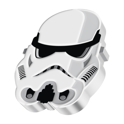 1 oz 2021 Star Wars Faces of the Empire: Imperial Stormtrooper Silver Coin | Agoro by New Zealand Mint
