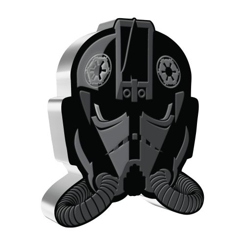 1 oz 2021 Star Wars Faces of the Empire: Imperial TIE Fighter Pilot Silver Coin | Agoro by New Zealand Mint